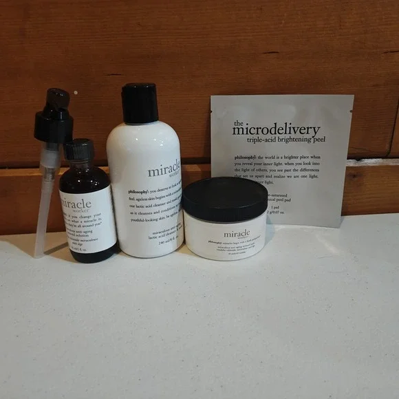 Miracle Worker Miraculous anti-aging Bundle Retinoid Lactic Acid Cleanser Mask - Picture 1 of 8